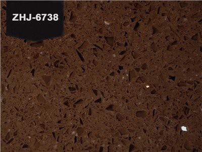 קפה בראון קוורץ לוח אבן עם ניצוץ